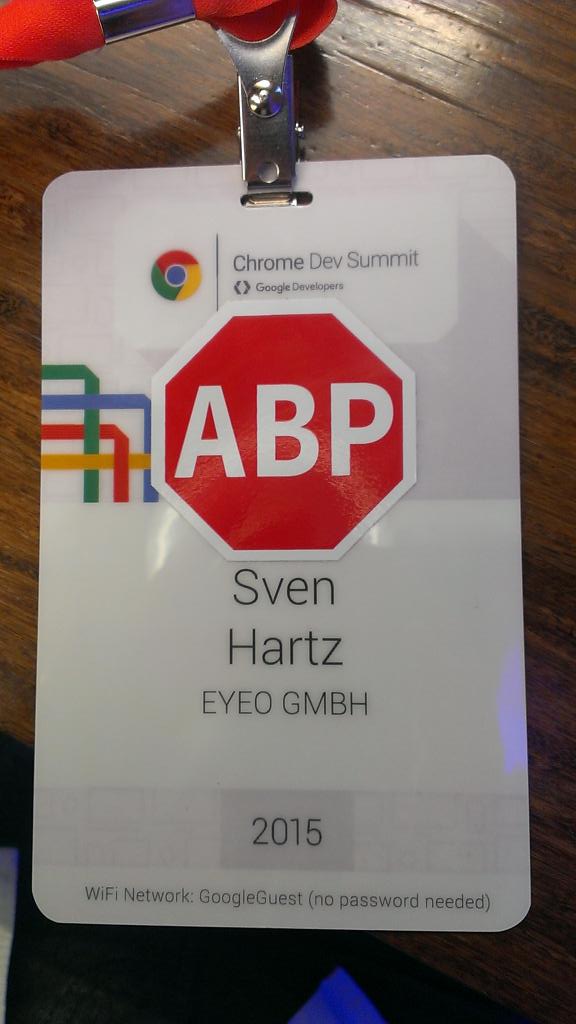 SvenHartz's tweet photo. At the Google Chrome Dev Summit https://t.co/eTOYJNRsP4