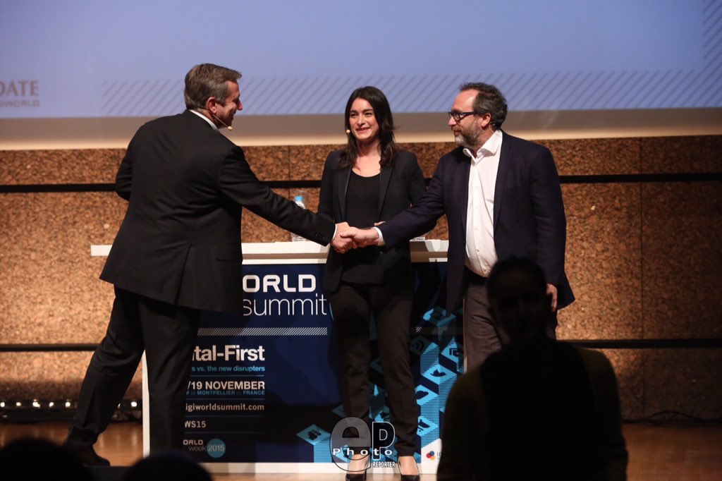 Epphotoreporter's tweet photo. Digiworld Week spécial session. @Jimmy_Wales #DWWeek15 #DWS15 #DWKnowledge https://t.co/3iKXdHbKb0