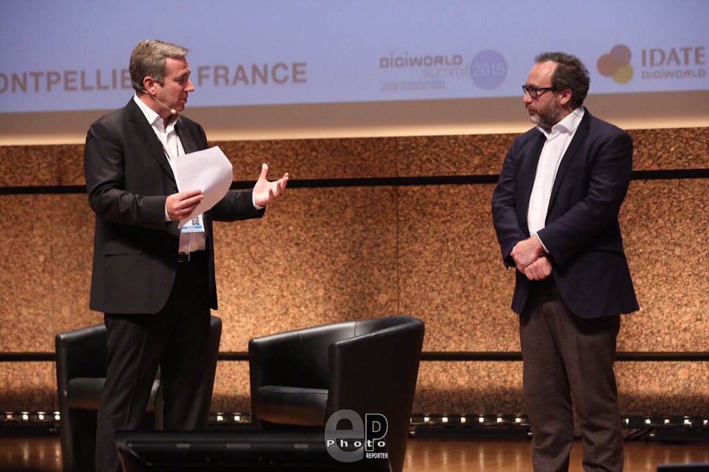 Epphotoreporter's tweet photo. Digiworld Week spécial session. @Jimmy_Wales #DWWeek15 #DWS15 #DWKnowledge https://t.co/3iKXdHbKb0