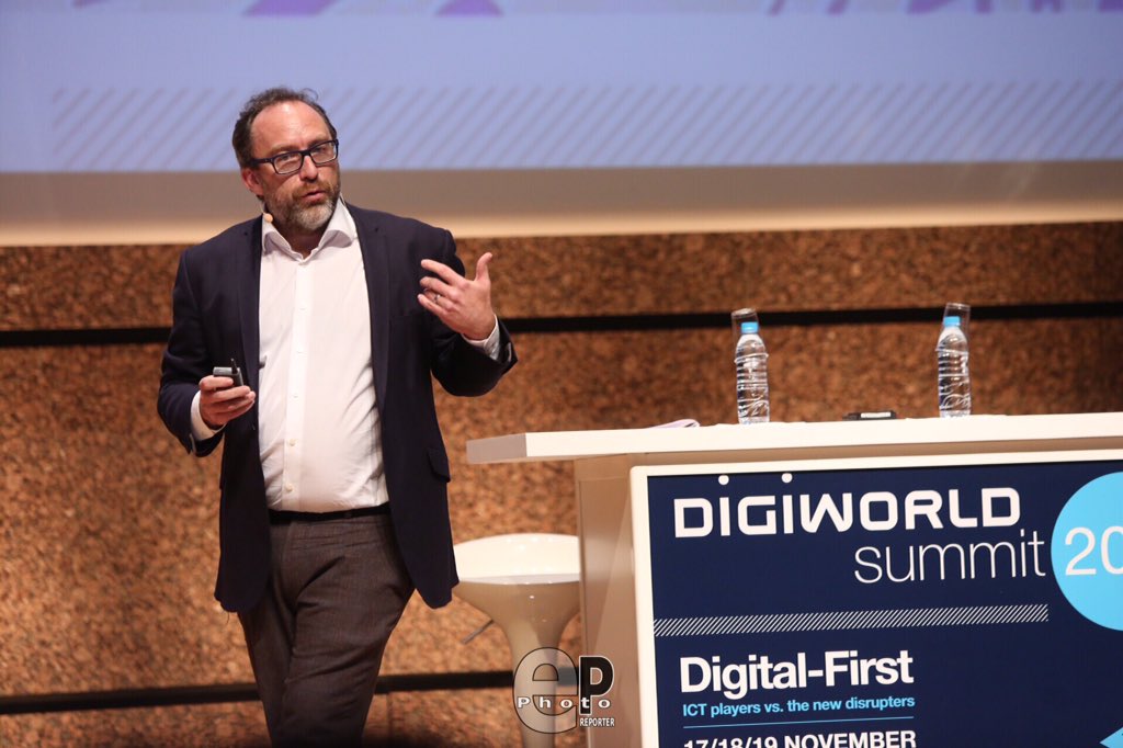 Epphotoreporter's tweet photo. Digiworld Week spécial session. @Jimmy_Wales #DWWeek15 #DWS15 #DWKnowledge https://t.co/OIZXXiSdmr