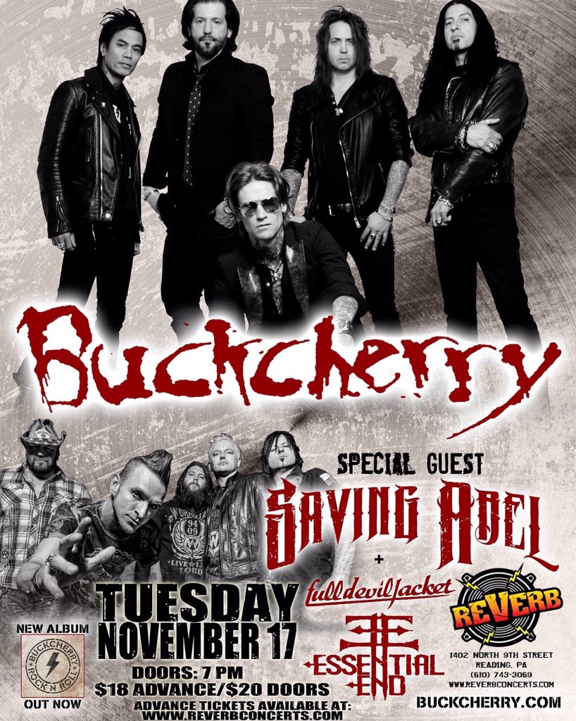BradyHearn's tweet image. Ready to bring down the house tonight with @fulldeviljacket @SavingAbel and @Buckcherry ! Let's do this!