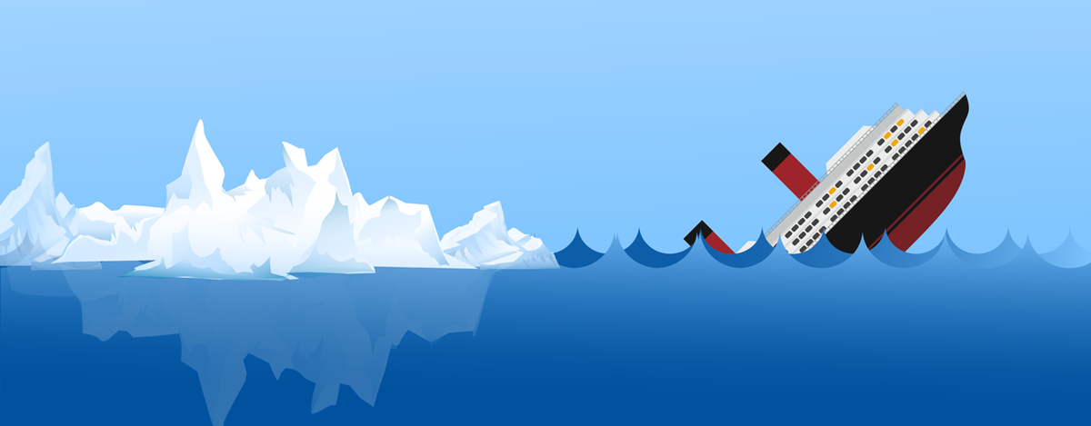 justblackmx's tweet photo. "Cuanto tu #SitioWeb es el iceberg y tu empresa el Titanic". #EstrategiasDeContenido: https://t.co/rBUSyFtvt1 https://t.co/hXFXsMkBaD