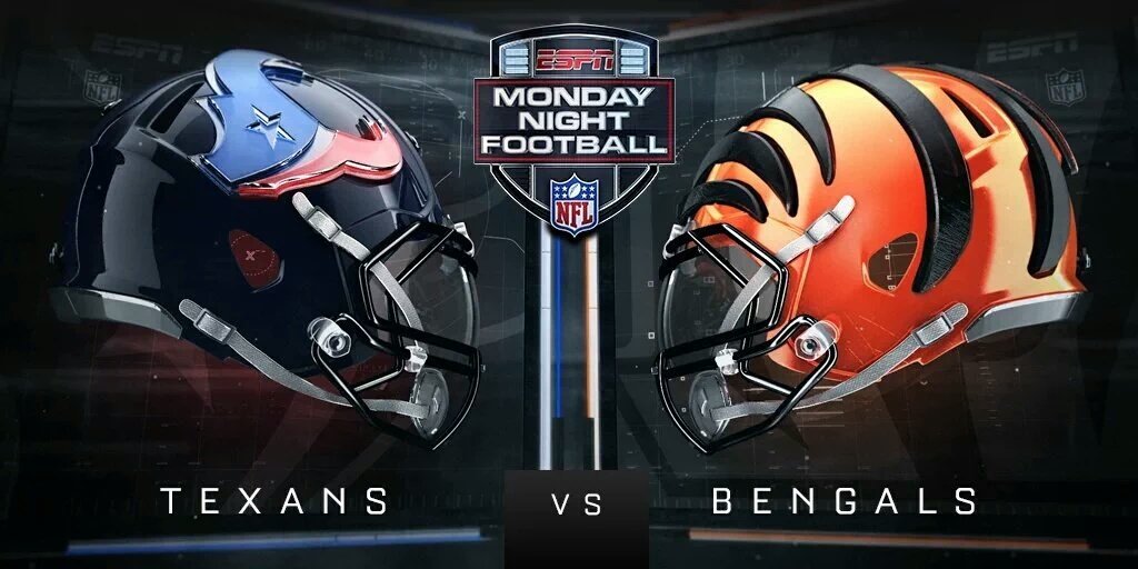 OMFFC's tweet photo. Last night, the @HoustonTexans defeated the @Bengals by a score of 10-6! Giving them their first loss of the season! https://t.co/dpiE19EBVa