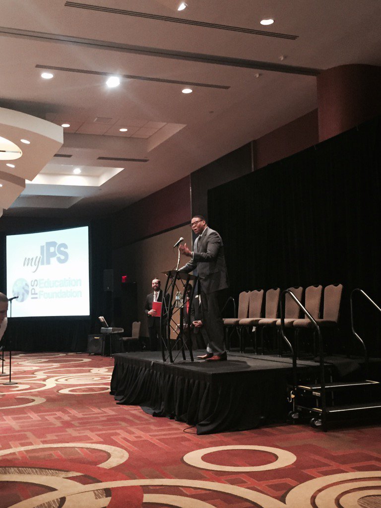 indymonumental's tweet photo. . @FerebeeIPS "we want to cultivate the talent of the students of Indy" #IPSHOF @IPSSchools @IPSEForg https://t.co/7xCC3cOxoE