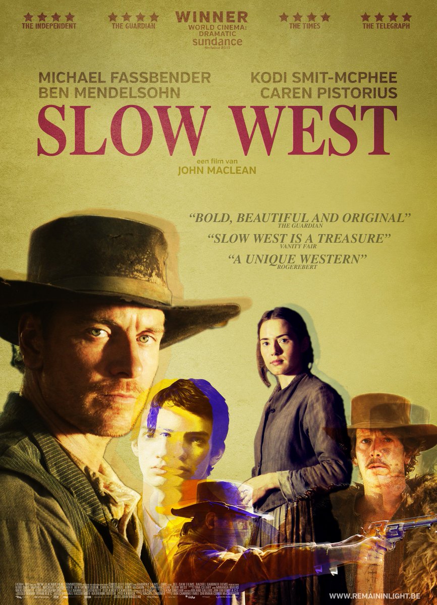 RemainInLightBE's tweet image. “De clevere &amp;amp; subliem gefotografeerde western #SlowWest met #MichaelFassbender”, @filmWard - VRT, 18/11 in de zalen