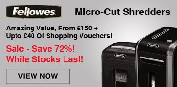 We have an amazing deal on Fellowes micro-cut shredders strictly while stocks last the-shredder-warehouse.com/brands/fellowe…