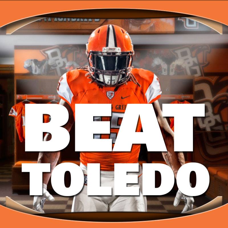 It's Game Day!! Kickoff is 6pm. BE THERE! #BeatToledo #BattleofI75  bgsufalcons.com/index.aspx?pat…