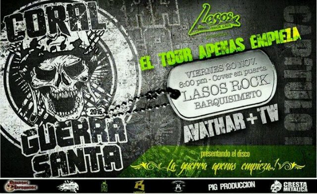 raizdtodo's tweet photo. @guerrasantavzla #Coral #EnVivo @lasosrock @Napomortal @Pal_Toque @jardindelrock @crestametalica @RockParaguana https://t.co/MSb06iwNMq