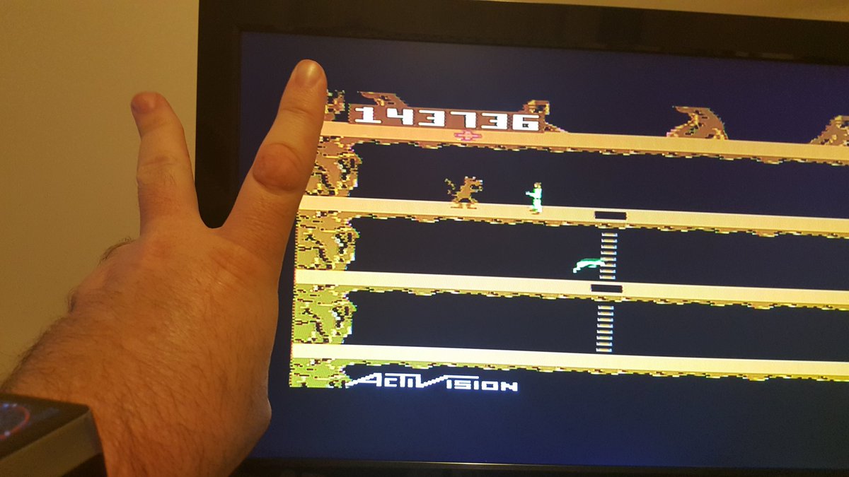 madwebskills's tweet image. Just had to see if I could still clock Pitfall II on the #C64 before bed. Yup! Still got it! #RetroGaming #ClockedIt