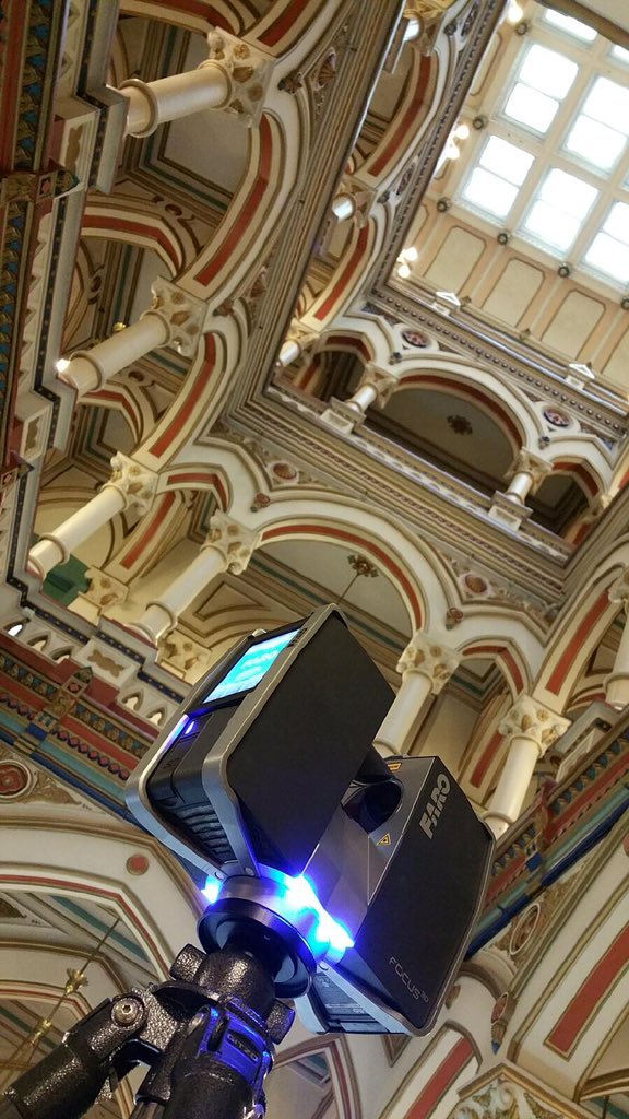 dirdim's tweet photo. Scan #1 of 100's today inside Old City Hall in Richmond. We have three @FARO_HQ "Focii"(?) hard at work. https://t.co/fWKHPIlAdk