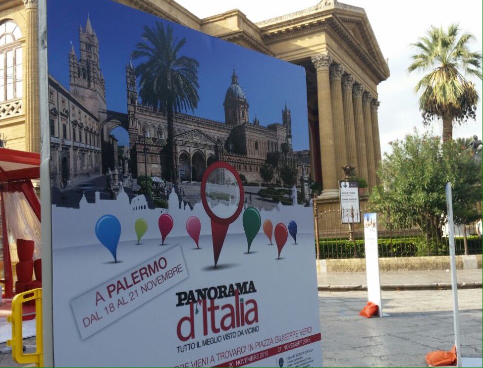 TriumphGroupInt's tweet photo. #Palermo, piazza G. Verdi, mancano 24 ore a #panoramaditalia: work in progress!
#triumphgroupint
#emotionholder https://t.co/KUlld9jira