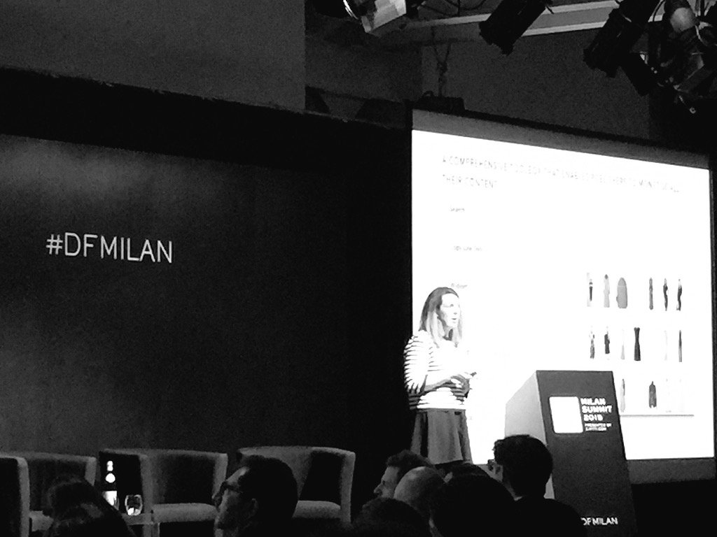 Alicerocker's tweet photo. Fascinating talk from Shopstyle Collective on connecting 14k influencers with fashion brands #DF Summit Milan https://t.co/9TPCfyrmab