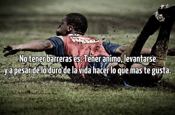 Tienes que hacer lo que te haga feliz.