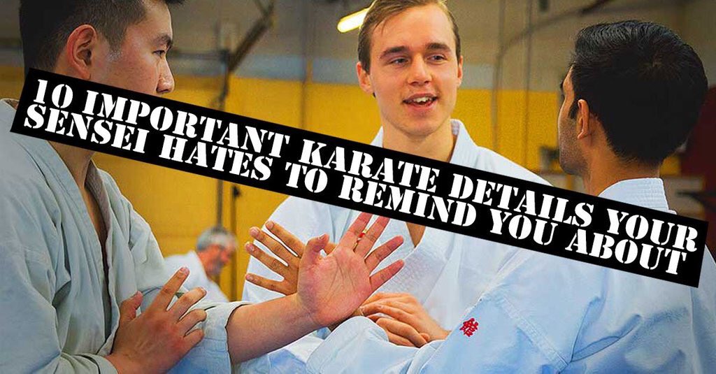 KARATEbyJesse's tweet photo. NEW ARTICLE! 😊 10 Important Karate Details Your Sensei Hates to Remind You About: https://t.co/DIr5b0rozk https://t.co/VoeR9NdGZx