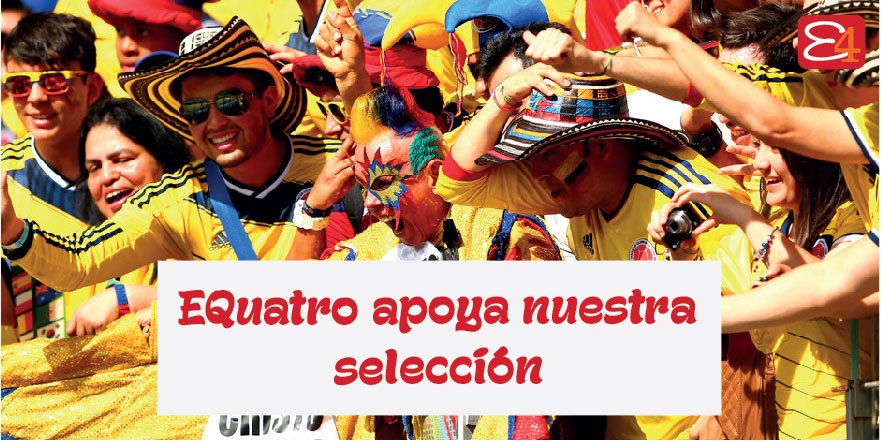 EQuatroCol's tweet photo. Ya comienza el partido. ¡No olvides los productos EQuatro! #COLvsARG #VamosColombia #Colombia #SeleccionColombia https://t.co/7ooUHkOpIp