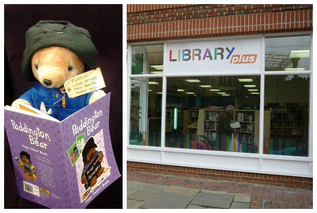 Search begins after beloved Paddington Bear taken from Dorking Library ow.ly/UJYQs