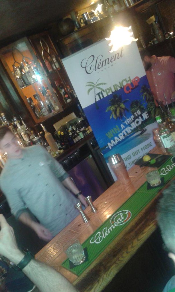 AmathusKaty's tweet photo. Our 3rd contestant Keiren from @BambooDoorSHF 
#clementTPC @RhumClement #TiPunch https://t.co/pnsEqT2Dit