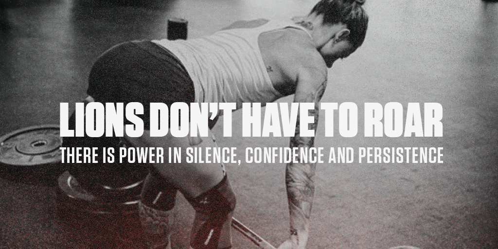 NextWorkoutApp's tweet photo. Lions don't have to roar. There is power in silence, #confidence and #persistence.

#workout #gymlife #fit #empower https://t.co/VedrF3MvCc