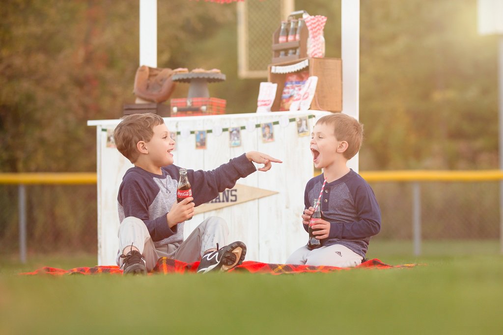 Love this shot of my boys enjoying <a href="/CocaCola/">Coca-Cola</a> together after playing baseball! <3 #shareacoke
