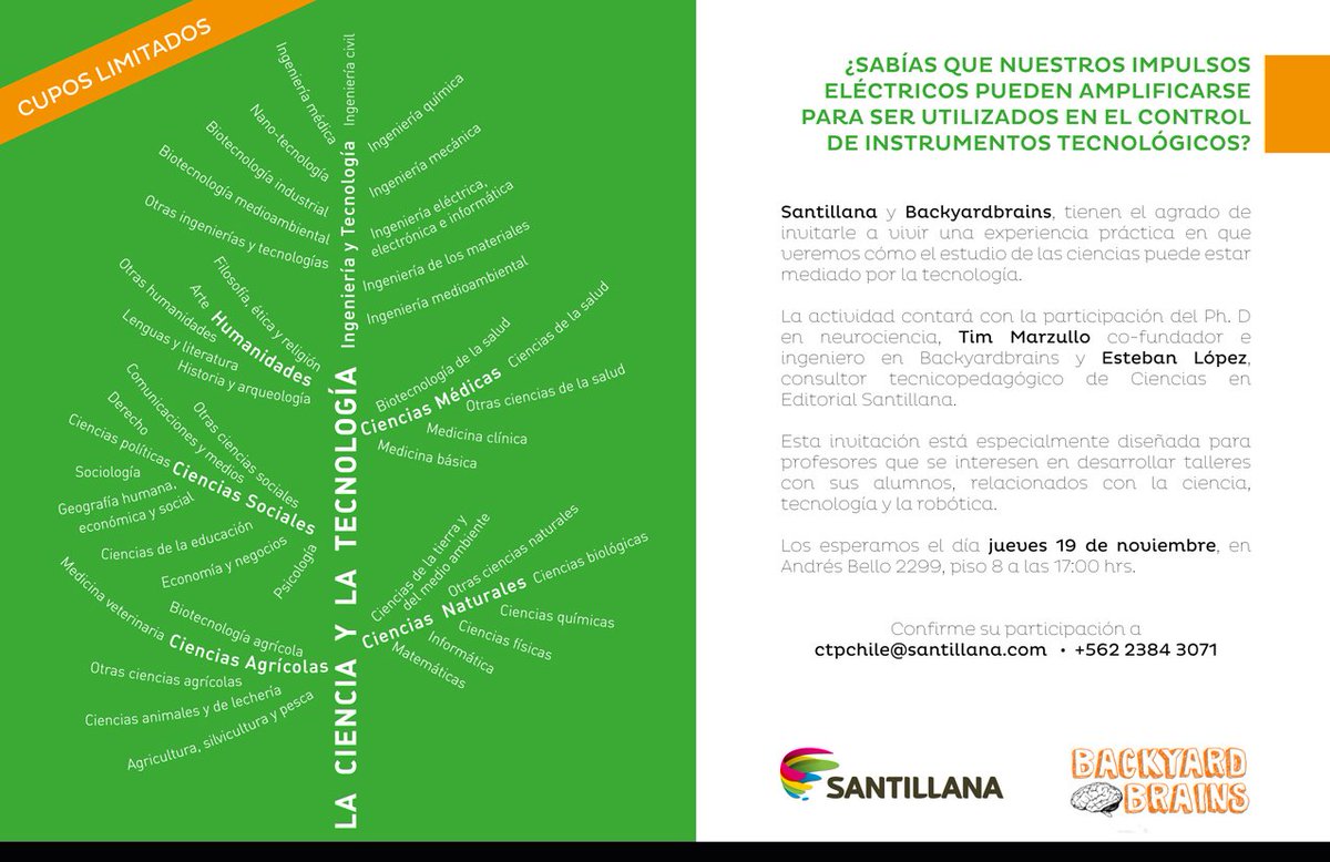 CompartirChile's tweet photo. Tenemos una invitación especial para los profesores y amantes de la ciencia. ¡Es gratuito! https://t.co/mfOrQw83PK