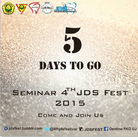 Hurry up guys..
H-5 days go to seminar 4th JDS 2015