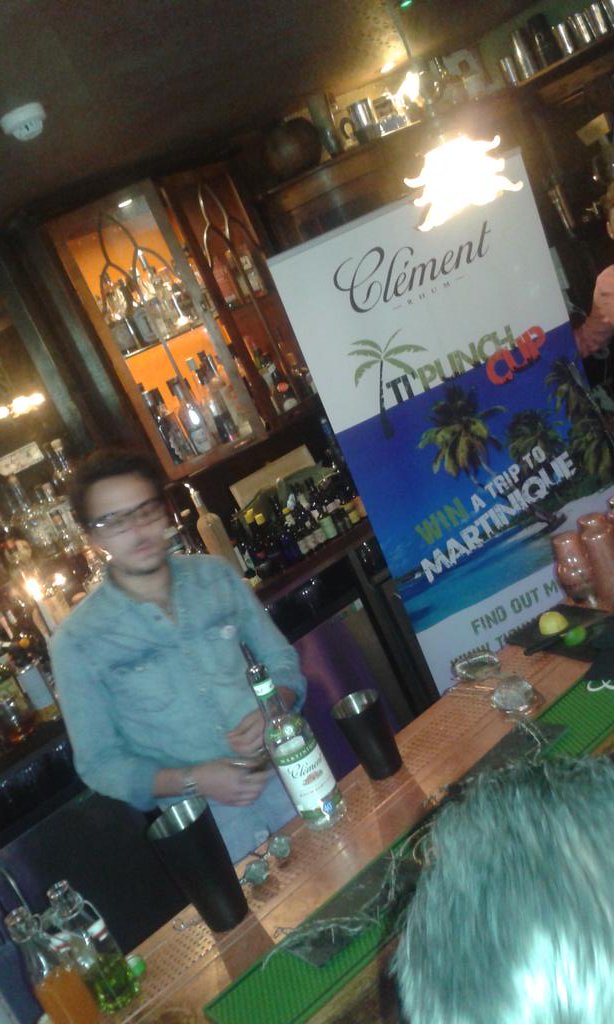 AmathusKaty's tweet photo. Last up is Will from @ElixirMCR 
@RhumClement #clementTPC @AmathusDrinks https://t.co/eKqUAS4o5v