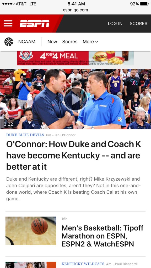 chadswi's tweet photo. "@KySportsRadio: https://t.co/fVz4QQ9xnn" Last night is best medicine for articles like this. They write it because they want it to be true