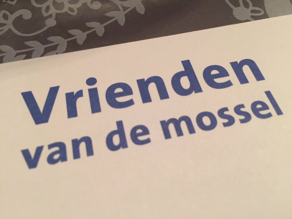 Ben verdrietig 😢 Krijg net te horen dat Stichting Vrienden van de Mossel per 1 januari 2016 wordt opgeheven "snik"
