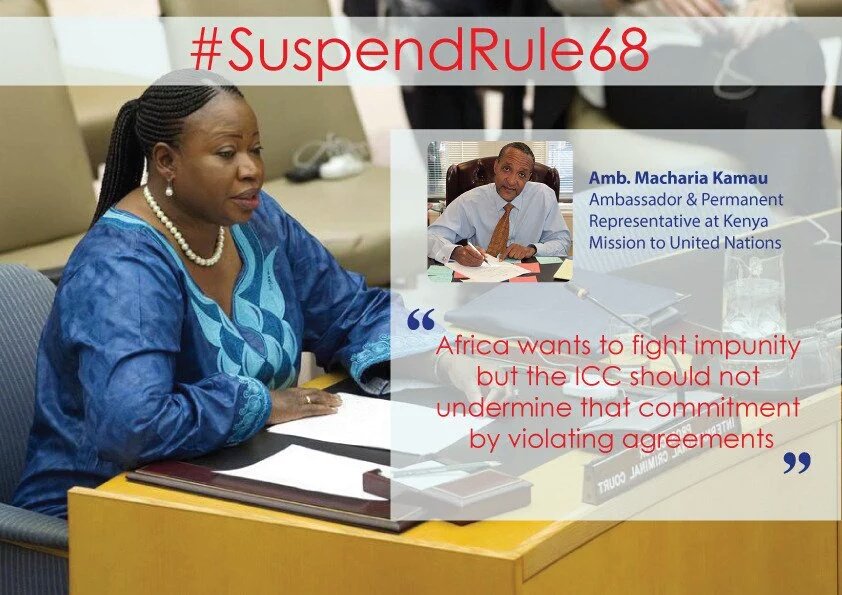 Asmali77's tweet photo. #SuspendRule68 #RespectKenya #Kenya is the most cooperative state in the #ICC https://t.co/vmLplX0jmX