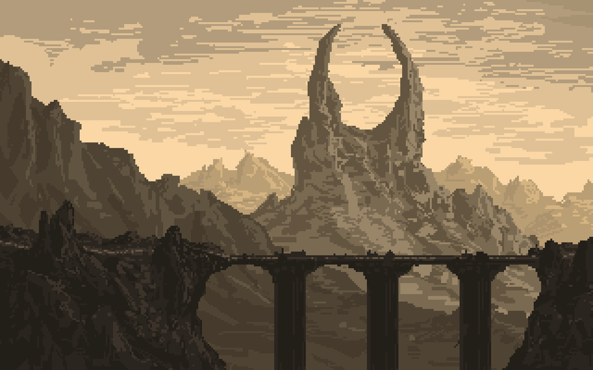 talecrafter's tweet image. Where The Empire Took Its Last Stand #pixelart #dailyart