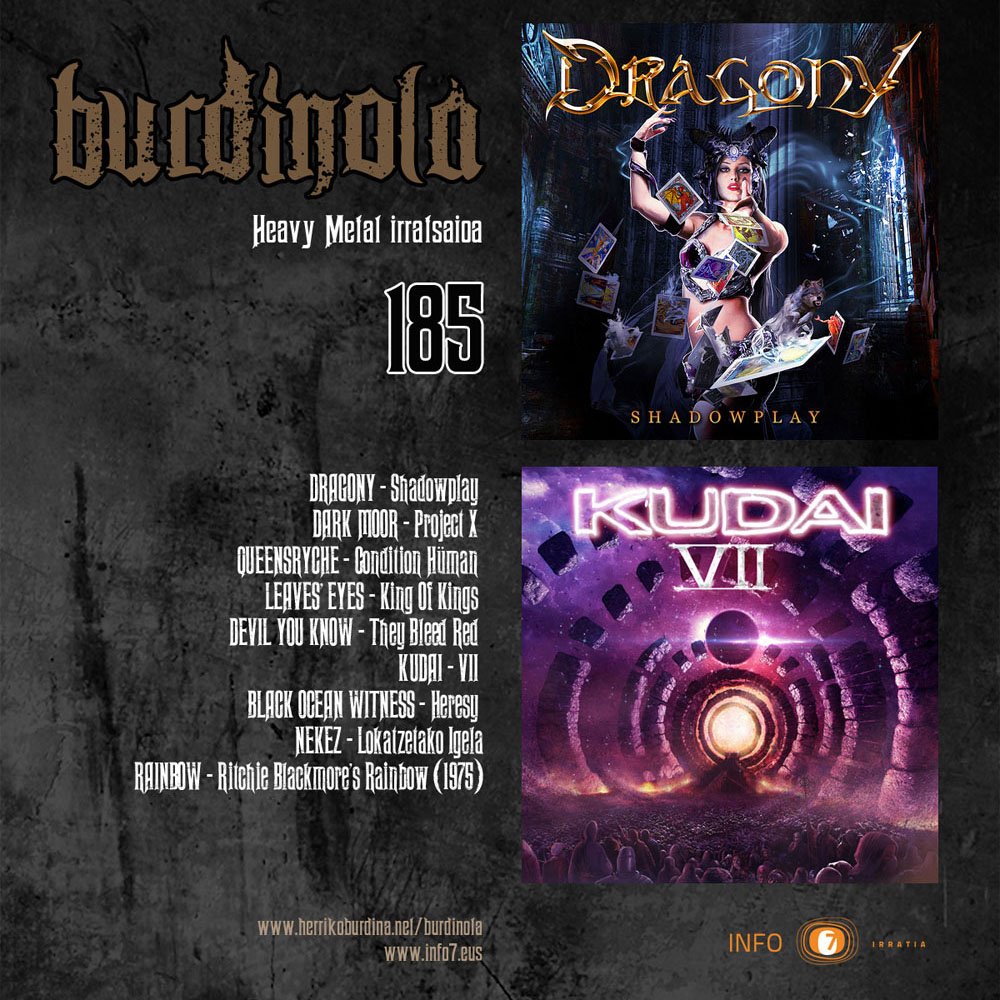 [Burdinola] #185 Heavy Metal Radio! info7.naiz.eus/eu/info_i7/201… #HeavyMetal