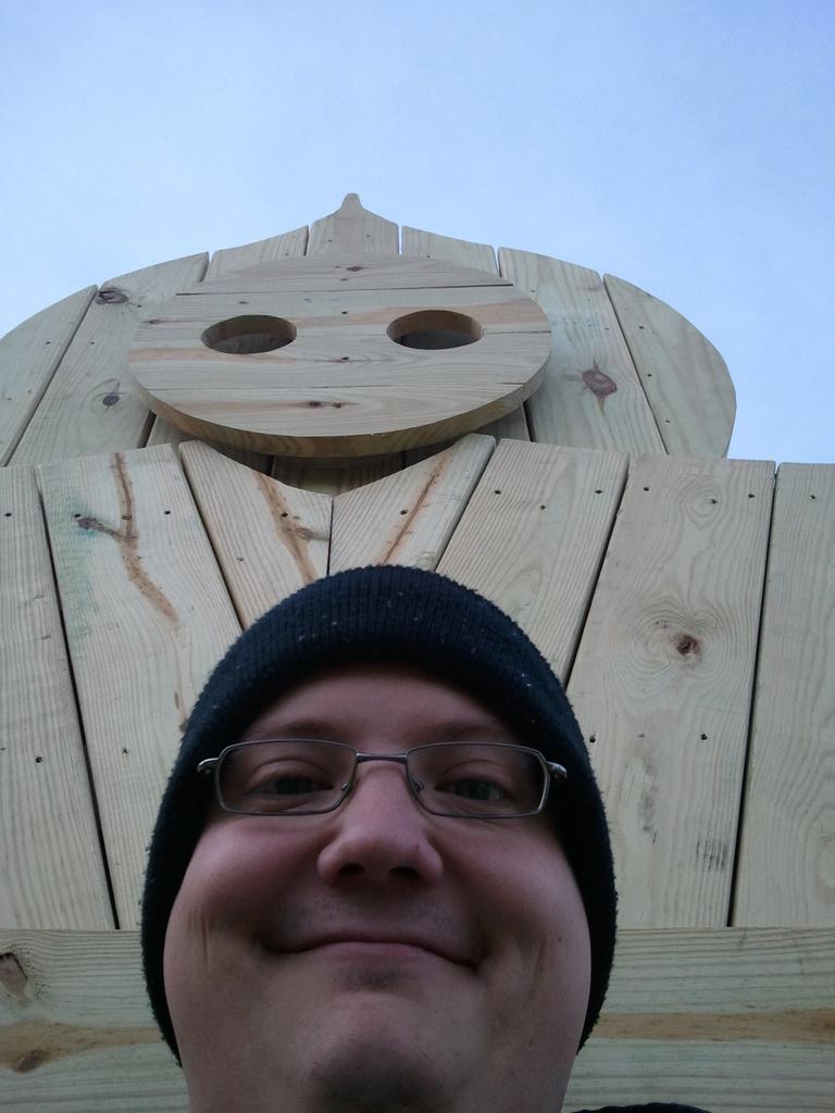 BraxtonWV's tweet photo. Our fourth #braxtoncountymonster chair is in place in #flatwoods . Check it out! #flatwoodsmonster https://t.co/NqmmCw6XTM