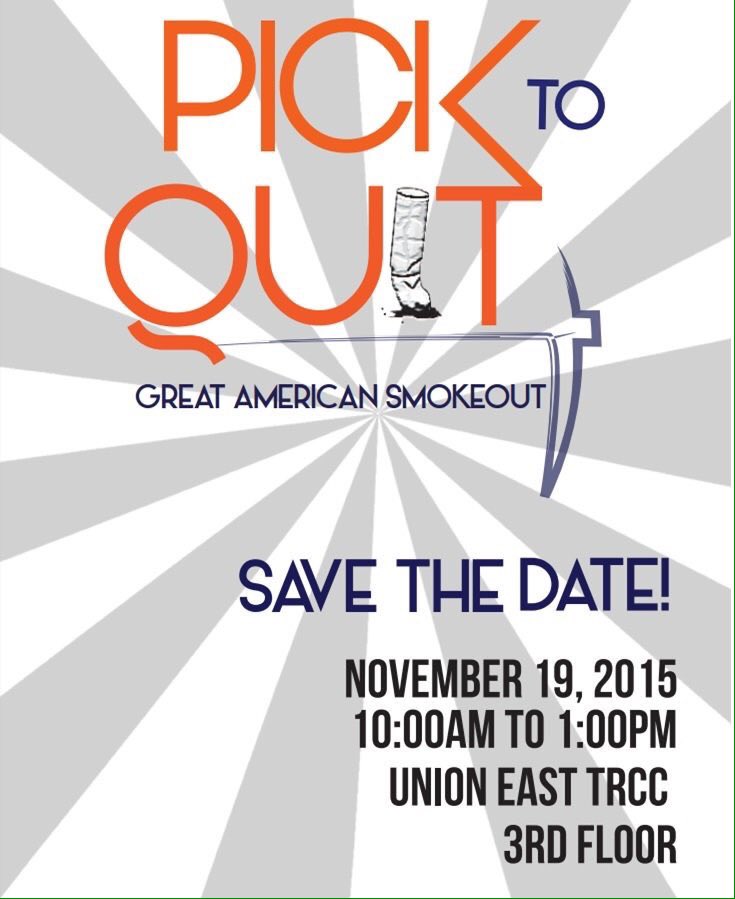 smokefreepdn's tweet photo. We'll be at @UTEP to help you #setyourdate to quit & celebrating #UTEP for being #tobaccofree! #PickToQuit #GASO https://t.co/iImsXBfeZz