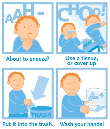 Get your kids cold/flu season #WinterReadyVT: Remind them to Cover coughs &amp; sneezes, Wash hands, Stay home if sick.