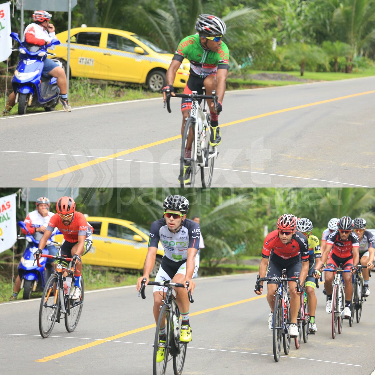 #MetaVolante 2 #Etapa5
#VueltaAChiriqui 2015
15 de leon jose
5 rodriguez jhonn
40 marin julian
50 ariza michael