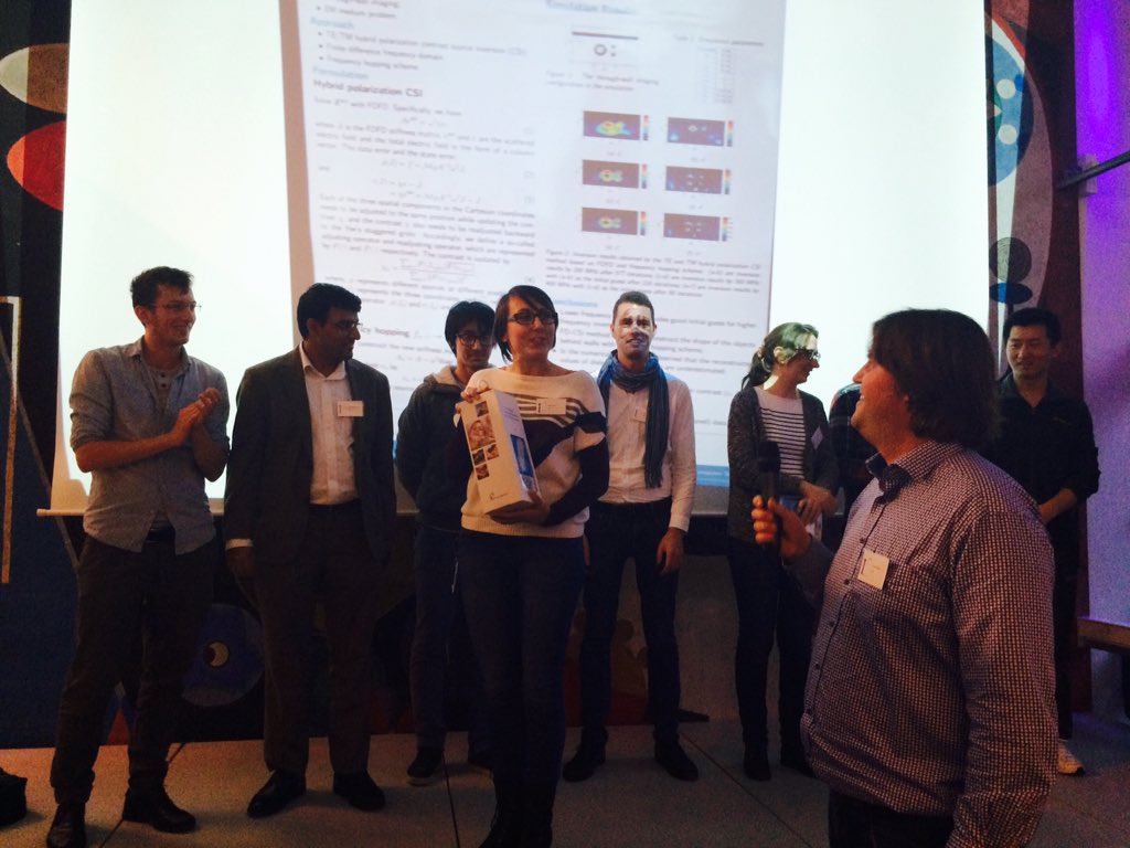 EEMCS_TUD's tweet image. Congratulations Marta Kluba for winning Best Poster Award @PhD Event #EEMCS @tudelft