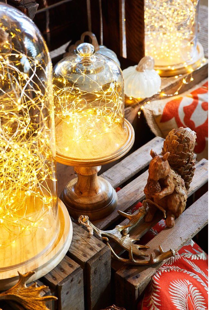 IndieInteriors's tweet photo. We love this string light idea for thanksgiving decor 😍 https://t.co/n5qFjkL9ml