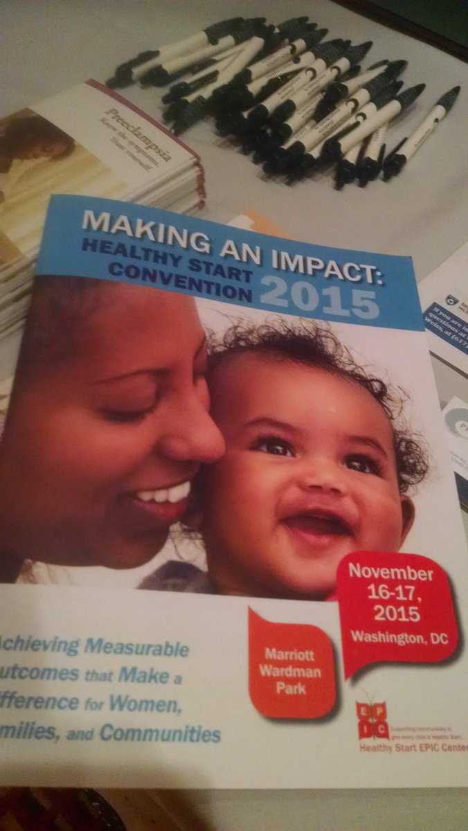 preeclampsia's tweet photo. Today we're at the National Healthy Start meeting to improve outcomes for moms and babies! #HSConv15 https://t.co/riv0n8iF6o