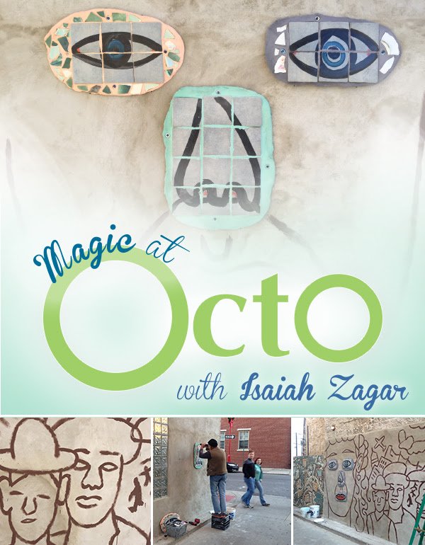 southstreetphl's tweet image. Isaiah Zagar @magicgardens working on newest masterpiece outside @OctoDesignGroup - pics: facebook.com/OctoDesign?fre…