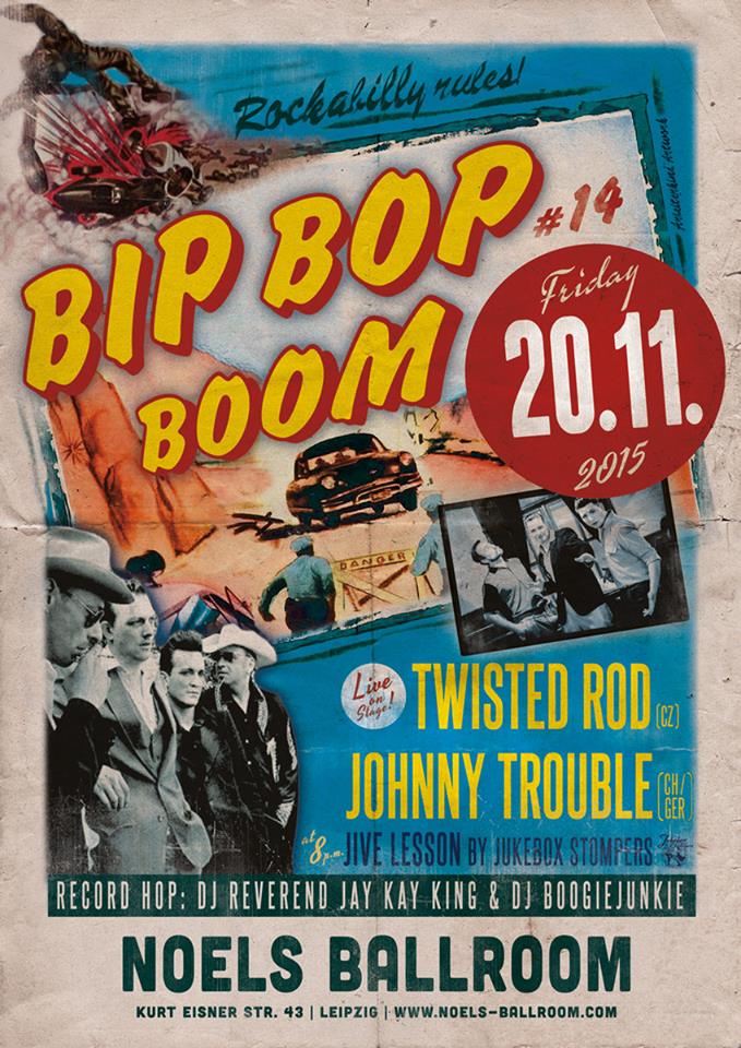 Am Freitag bei uns im Ballroom: BIP BOP BOOM #14! Live Live! Live!