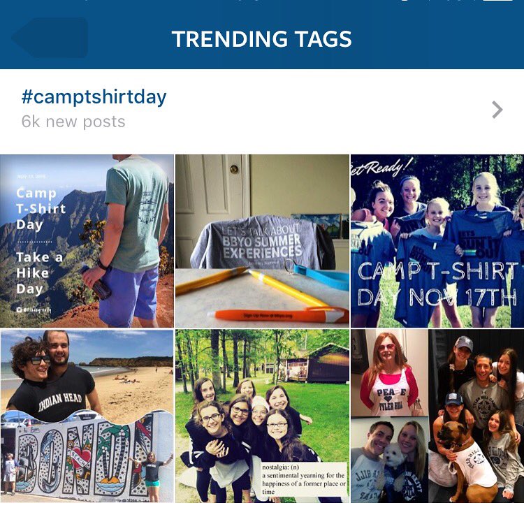 We are SO excited about #camptshirtday. It's so incredible, this is trending worldwide! #camplifeisthebestlife
