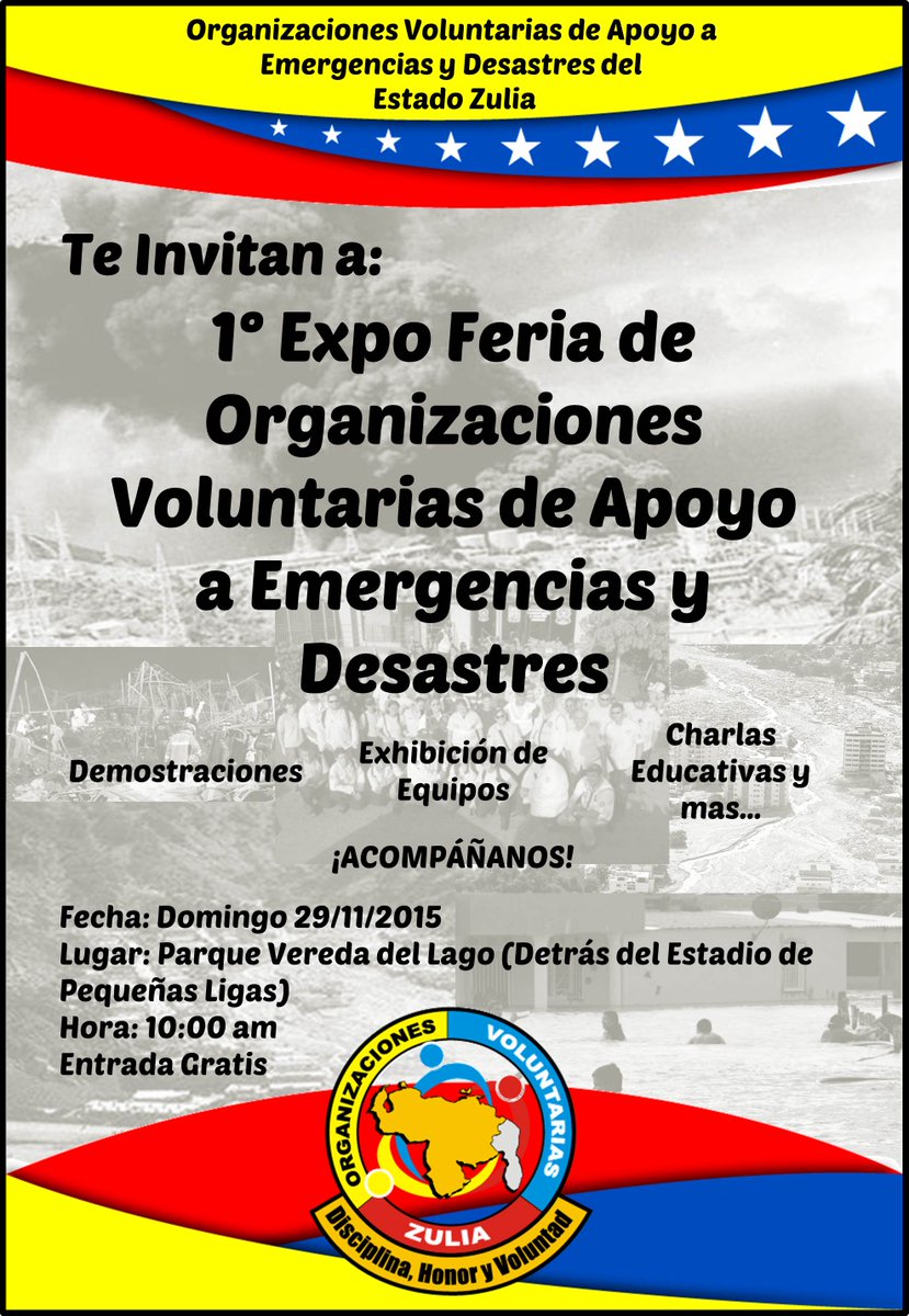 En el Marco de la Celebración del Día del Voluntario las OVAED del Zulia te invitan a.... #VoluntariosSomosTodos