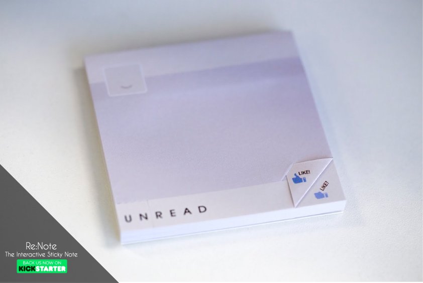 Get your own pads and try out the "Thumbs-up"option! 
Support us at Kickstarter : "Re:Note", bit.ly/re-note