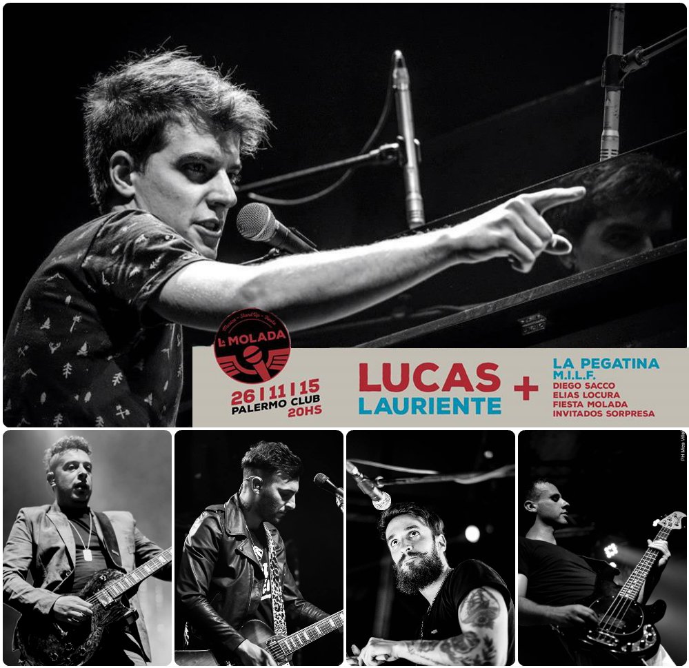 rockparatumami's tweet photo. ATENCION! El jueves 26-11 toca Milf! #TremendaNoche @lucaslauriente @betogrammatico @lukasfiorentino @PabloSpivak https://t.co/wzd9jpp94B