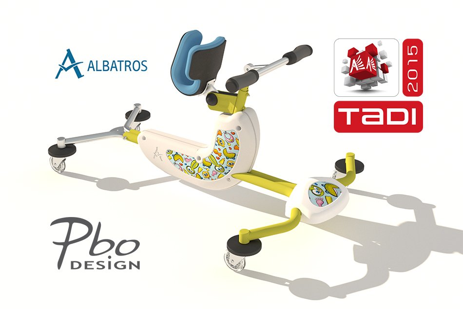 PBO Design a gagné un Trophée Aquitain du Design Industriel (TADI) pour ce produit pour enfants polyhandicapés.