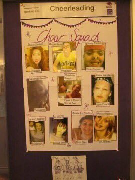 uobrightoncheer's tweet photo. The cheer notice board is up! Committee looking mighty fine #BuffTeam https://t.co/XGEPfhIuEv