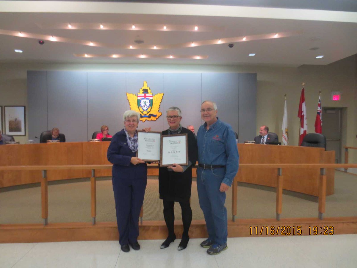 cerwright's tweet image. Presenting Communities in Bloom's 5 Bloom &amp;amp; Environmental awards with Kathy Smyth at  Council to D.M.Hilda Macdonald