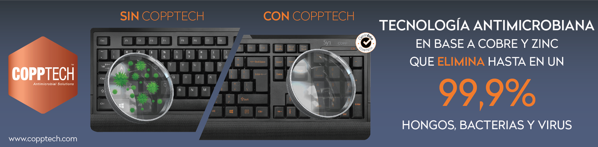 CopptechChile's tweet photo. Productos con tecnología Copptech  hasta un 99,9% antimicrobiano https://t.co/lqDZ2dNmrN