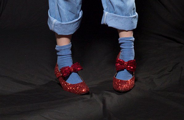 northernstage's tweet photo. First glimpse of Dorothy's ruby slippers &amp; the Wicked Witch in all her gruesome green glory #WonderfulWizardOfOz https://t.co/k2upmb9nO1