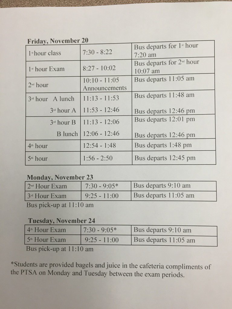 Sheckellburger's tweet image. Final exam schedule...only 3 days away! #spacingeffect